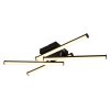 Illuminazione Globo Lighting Kirina Plafoniera LED Nero, 1-Luce