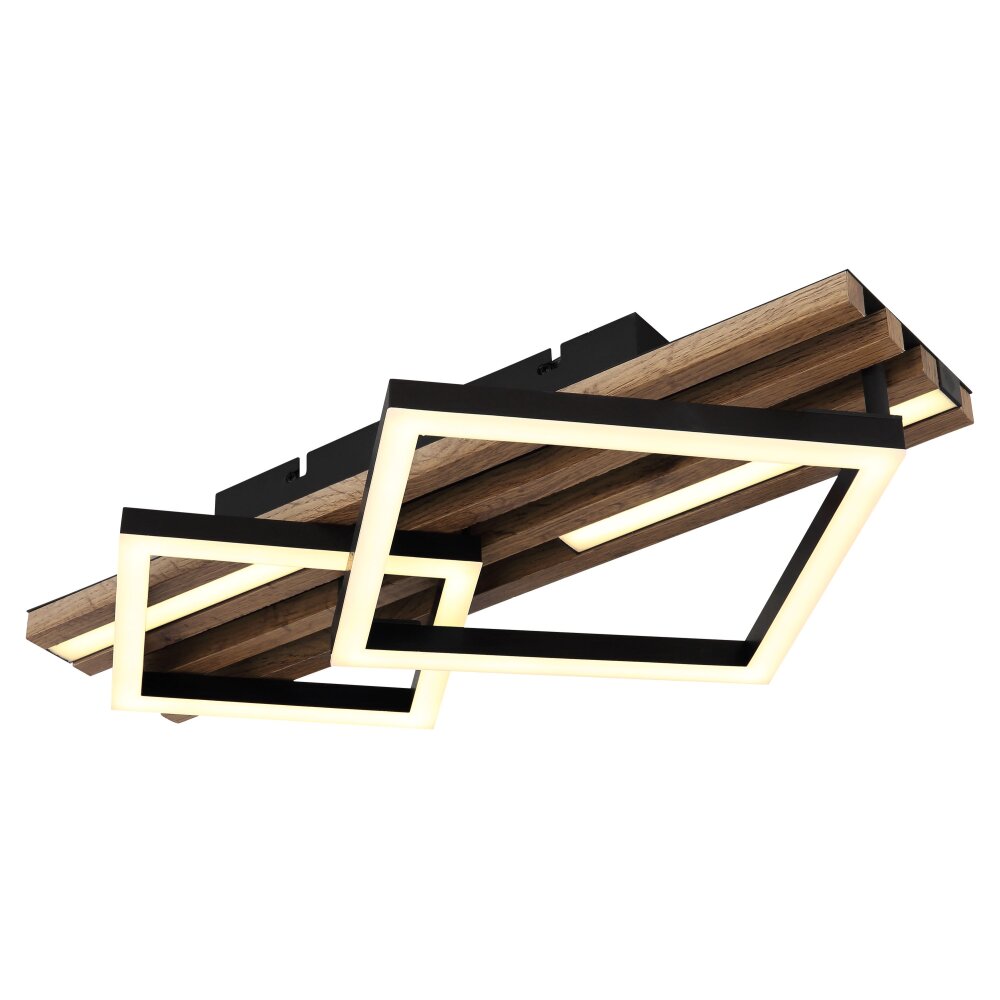 Illuminazione Globo Lighting Obrien Plafoniera LED Écru, Nero, 1-Luce main product photo