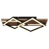 Illuminazione Globo Lighting Obrien Plafoniera LED Écru, Nero, 1-Luce