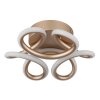 Illuminazione Globo Lighting Melisand Plafoniera LED Champagne, 1-Luce