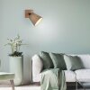 Illuminazione Leuchten Direkt MICHEL Applique, Faretto da parete Écru, Nero, 1-Luce