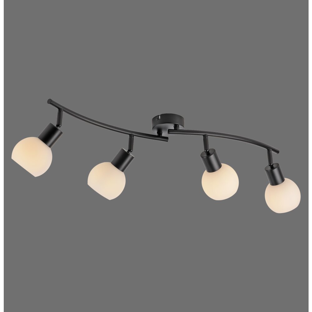 Illuminazione Leuchten Direkt LOKI Plafoniera LED Nero, 4-Luci main product photo