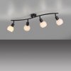 Illuminazione Leuchten Direkt LOKI Plafoniera LED Nero, 4-Luci