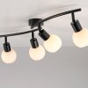 Illuminazione Leuchten Direkt LOKI Plafoniera LED Nero, 4-Luci