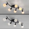 Illuminazione Leuchten Direkt LOKI Plafoniera LED Nero, 6-Luci Illuminazione Leuchten Direkt LOKI Plafoniera LED Nero, 6-Luci