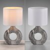 Illuminazione Leuchten Direkt CARARA Lampada da tavolo LED Grigio, 1-Luce