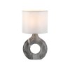 Illuminazione Leuchten Direkt CARARA Lampada da tavolo LED Grigio, 1-Luce