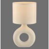 Illuminazione Leuchten Direkt CARARA Lampada da tavolo LED Beige, 1-Luce