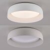 Illuminazione Leuchten Direkt OSKO Plafoniera LED Bianco, 1-Luce, Telecomando