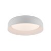 Illuminazione Leuchten Direkt OSKO Plafoniera LED Bianco, 1-Luce, Telecomando