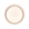 Illuminazione Leuchten Direkt OSKO Plafoniera LED Bianco, 1-Luce, Telecomando
