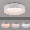 Illuminazione Leuchten Direkt OSKO Plafoniera LED Bianco, 1-Luce, Telecomando