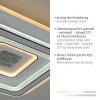 Illuminazione Leuchten Direkt TOLAGO Plafoniera LED Bianco, 1-Luce, Telecomando