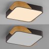 Illuminazione Leuchten Direkt BILA Plafoniera LED Nero, 1-Luce