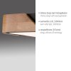Illuminazione Leuchten Direkt BILA Plafoniera LED Nero, 1-Luce