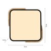 Illuminazione Leuchten Direkt BILA Plafoniera LED Nero, 1-Luce