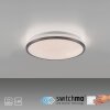 Illuminazione Leuchten Direkt KYLE Plafoniera LED Nero, 1-Luce