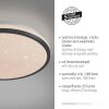 Illuminazione Leuchten Direkt KYLE Plafoniera LED Nero, 1-Luce