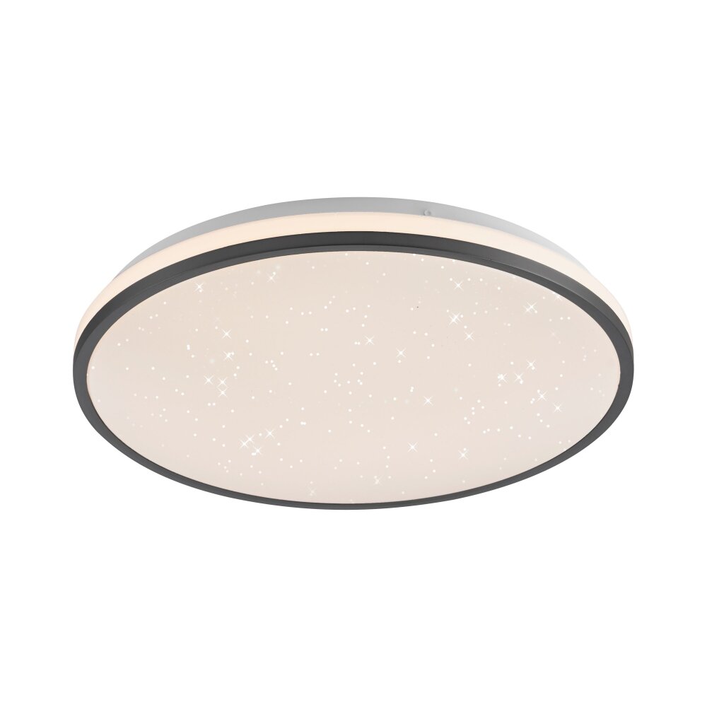 Illuminazione Leuchten Direkt KYLE Plafoniera LED Nero, 1-Luce