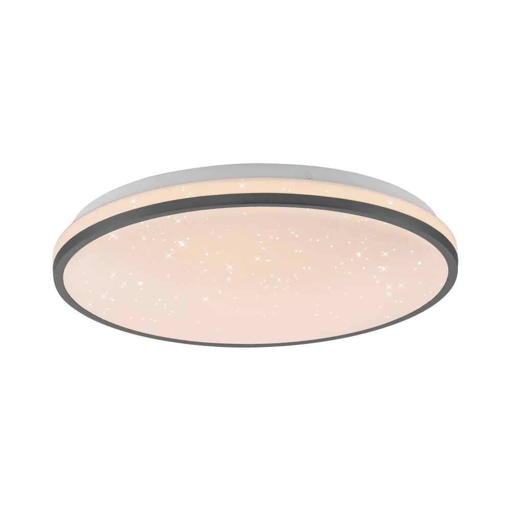 Illuminazione Leuchten Direkt KYLE Plafoniera LED Nero, 1-Luce