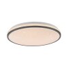 Illuminazione Leuchten Direkt KYLE Plafoniera LED Nero, 1-Luce