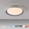 Illuminazione Leuchten Direkt SATI Plafoniera LED Grigio, 1-Luce