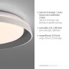 Illuminazione Leuchten Direkt SATI Plafoniera LED Grigio, 1-Luce