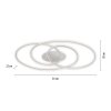 Illuminazione Leuchten Direkt LUMACA Plafoniera LED Bianco, 1-Luce