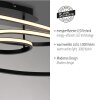 Illuminazione Leuchten Direkt LUMACA Plafoniera LED Nero, 1-Luce