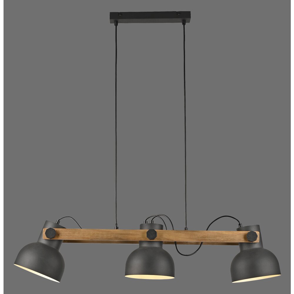 Illuminazione Leuchten Direkt 2.0 Lampada a sospensione LED Marrone, Nero, 3-Luci main product photo