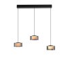 Illuminazione Paul Neuhaus Rika Lampada a sospensione LED Nero, 3-Luci