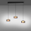 Illuminazione Paul Neuhaus Rika Lampada a sospensione LED Nero, 3-Luci