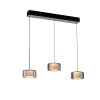 Illuminazione Paul Neuhaus Rika Lampada a sospensione LED Nero, 3-Luci