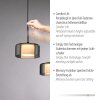 Illuminazione Paul Neuhaus Rika Lampada a sospensione LED Nero, 7-Luci