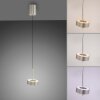 Paul Neuhaus Q-Serie Q-Rotate Lampada a sospensione LED Argento, 1-Luce, Telecomando