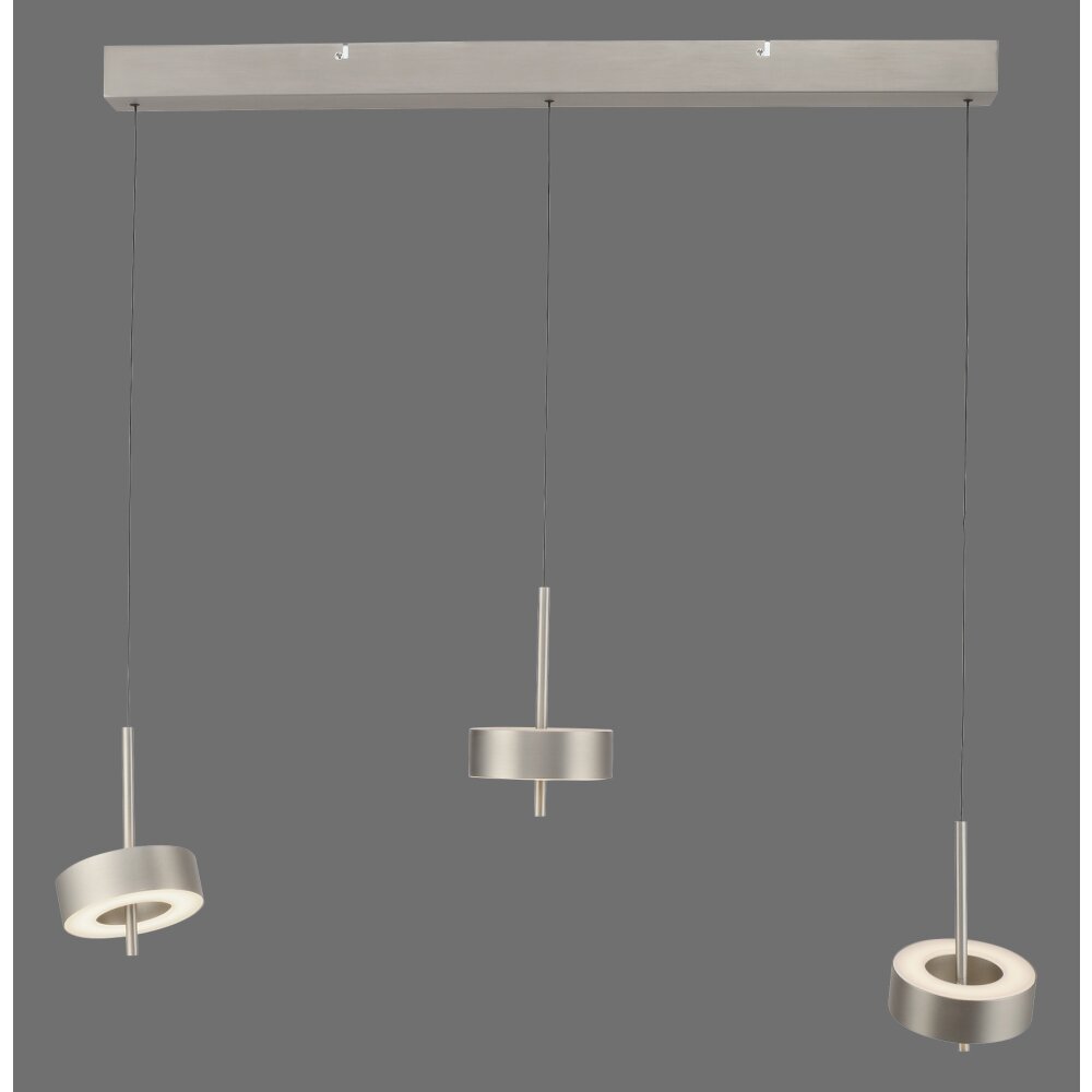 Paul Neuhaus Q-Serie Q-Rotate Lampada a sospensione LED Argento, 3-Luci, Telecomando main product photo