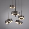 Illuminazione Paul Neuhaus Q-Rotate Lampada a sospensione LED Marrone, 5-Luci, Telecomando