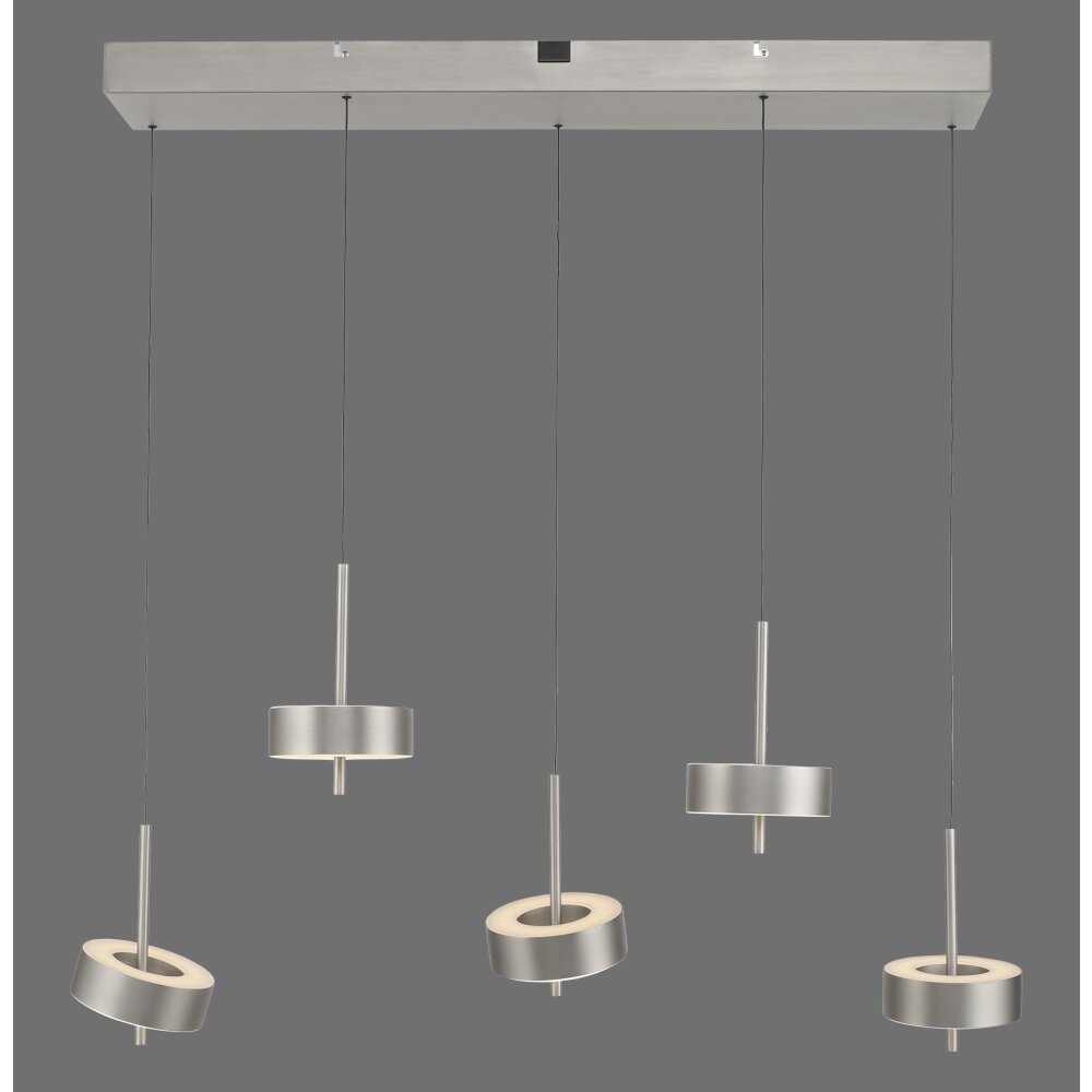 Paul Neuhaus Q-Serie Q-Rotate Lampada a sospensione LED Argento, 5-Luci main product photo