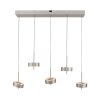 Paul Neuhaus Q-Serie Q-Rotate Lampada a sospensione LED Argento, 5-Luci Paul Neuhaus Q-Serie Q-Rotate Lampada a sospensione LED Argento, 5-Luci