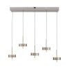 Paul Neuhaus Q-Serie Q-Rotate Lampada a sospensione LED Argento, 5-Luci Paul Neuhaus Q-Serie Q-Rotate Lampada a sospensione LED Argento, 5-Luci