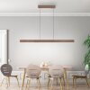 Illuminazione Paul Neuhaus Round Lampada a sospensione LED Marrone, 2-Luci