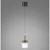 Paul Neuhaus Q-Serie Q-Kon Lampada a sospensione LED Marrone, 1-Luce, Telecomando
