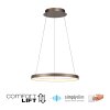Illuminazione Paul Neuhaus Hoop Lampada a sospensione LED Marrone, 1-Luce