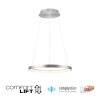 Illuminazione Paul Neuhaus Hoop Lampada a sospensione LED Argento, 1-Luce