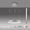 Illuminazione Paul Neuhaus Hoop Lampada a sospensione LED Argento, 1-Luce