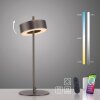 Paul Neuhaus Q-Serie Q-Rotate Lampada da tavolo LED Marrone, 1-Luce, Telecomando Paul Neuhaus Q-Serie Q-Rotate Lampada da tavolo LED Marrone, 1-Luce, Telecomando