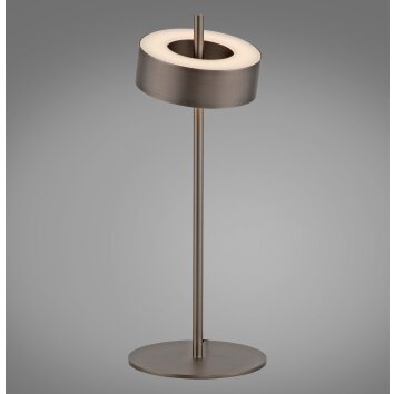 Paul Neuhaus Q-Serie Q-Rotate Lampada da tavolo LED Marrone, 1-Luce, Telecomando Paul Neuhaus Q-Serie Q-Rotate Lampada da tavolo LED Marrone, 1-Luce, Telecomando