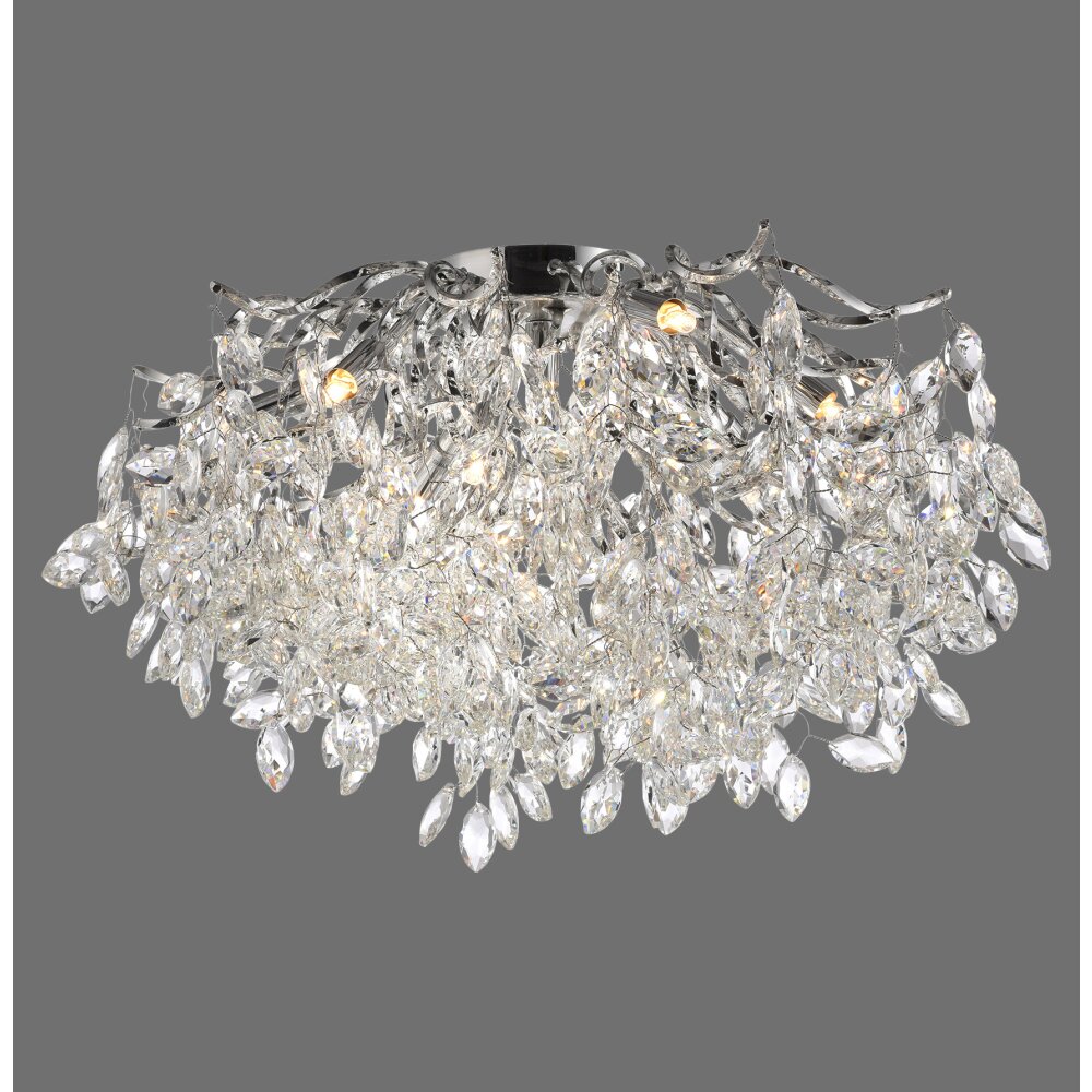 Illuminazione Paul Neuhaus Ricicle Plafoniera LED Argento, 10-Luci main product photo