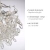 Illuminazione Paul Neuhaus Ricicle Plafoniera LED Argento, 10-Luci