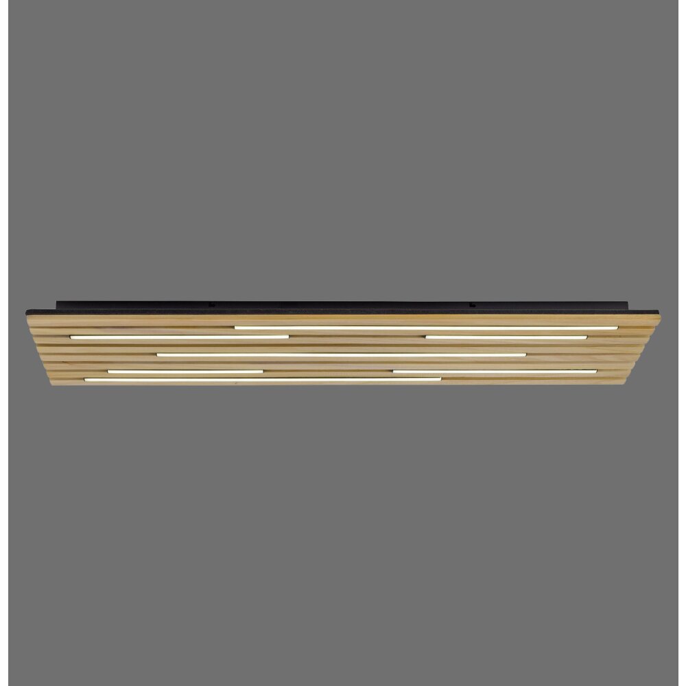 Paul Neuhaus Q-Serie Q-Akustik Applique e plafoniera LED Marrone, Nero, 1-Luce, Telecomando main product photo